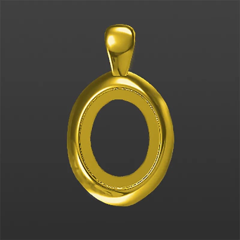 Polished sterling silver hollow circle ring with thick rounded band.