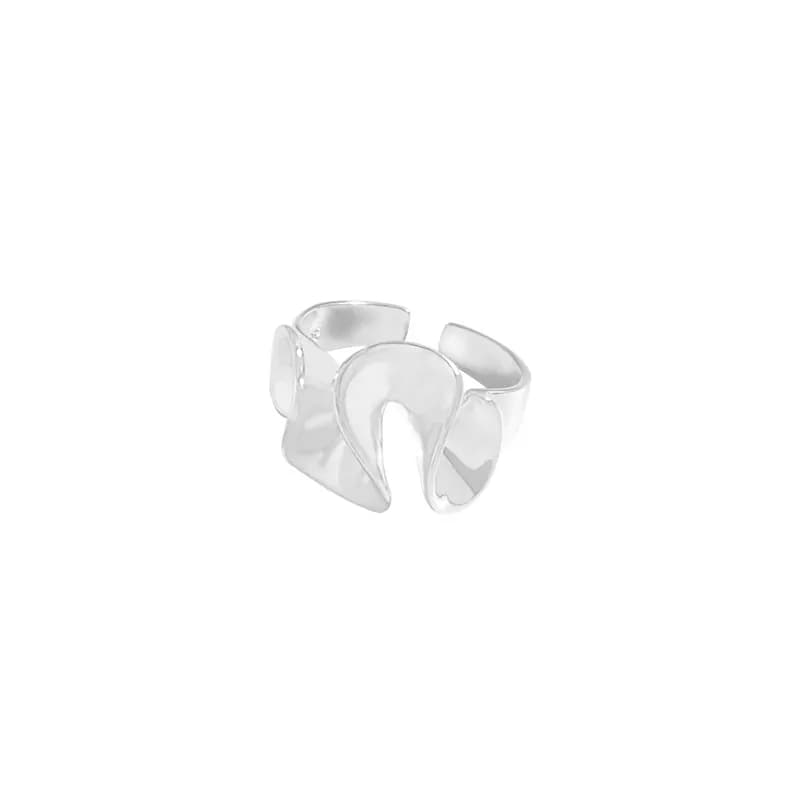 Twisted Loop Ring in Silver — Sterling silver