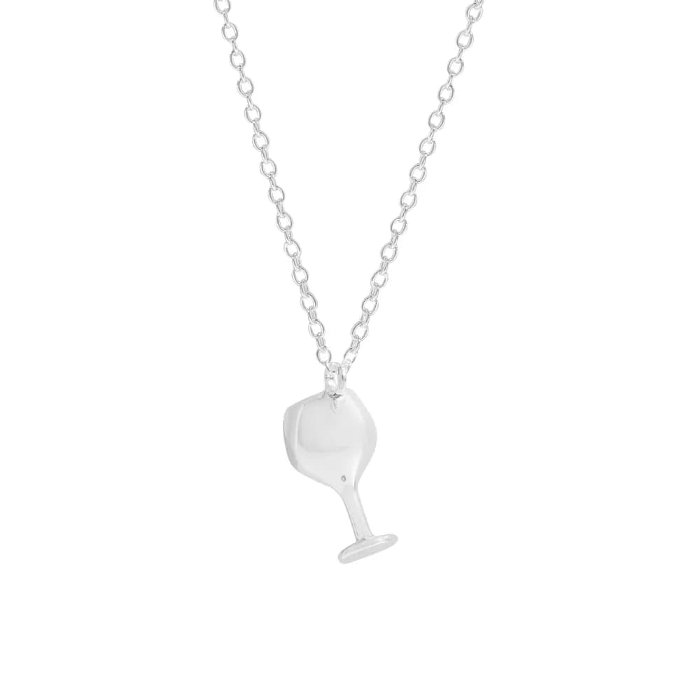 Heart Pendant Necklace in Length 50+10cm A — Sterling silver