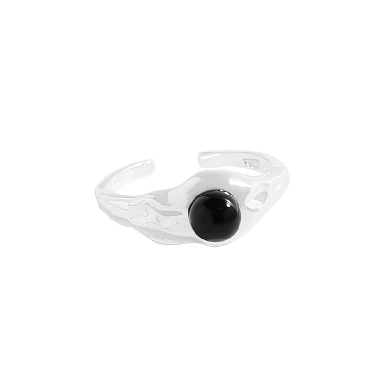 Pearl Swirl Ring in Silver — Sterling silver