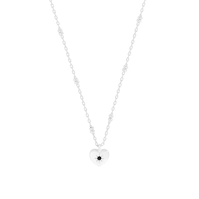 Heart Pendant Necklace in Silver — Sterling silver