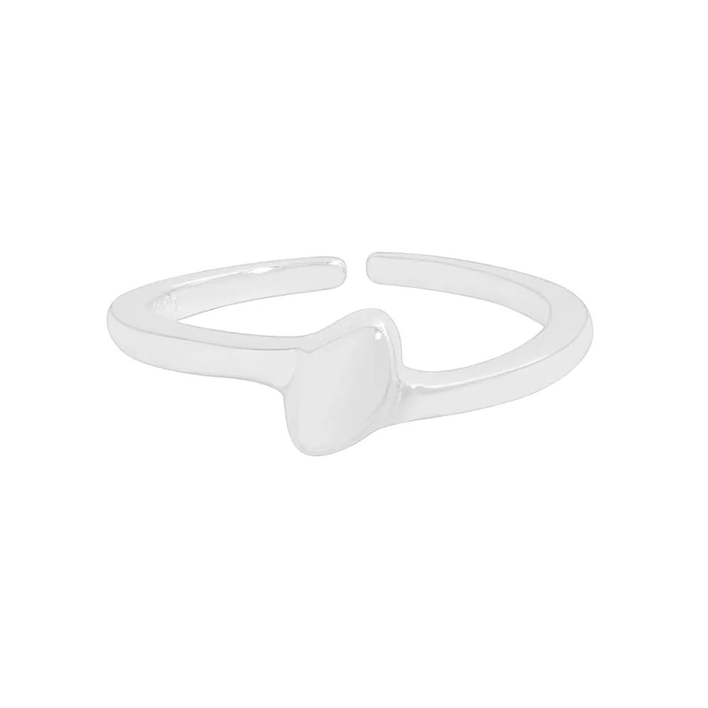 Heart Orb Ring in Silver — Sterling silver