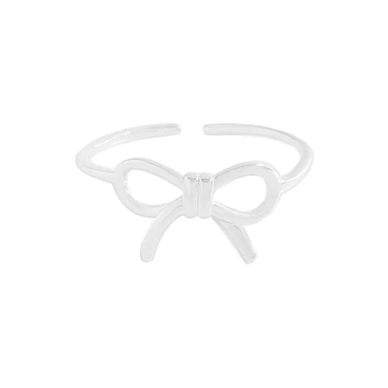 Bow Knot Ring in Silver — Sterling silver