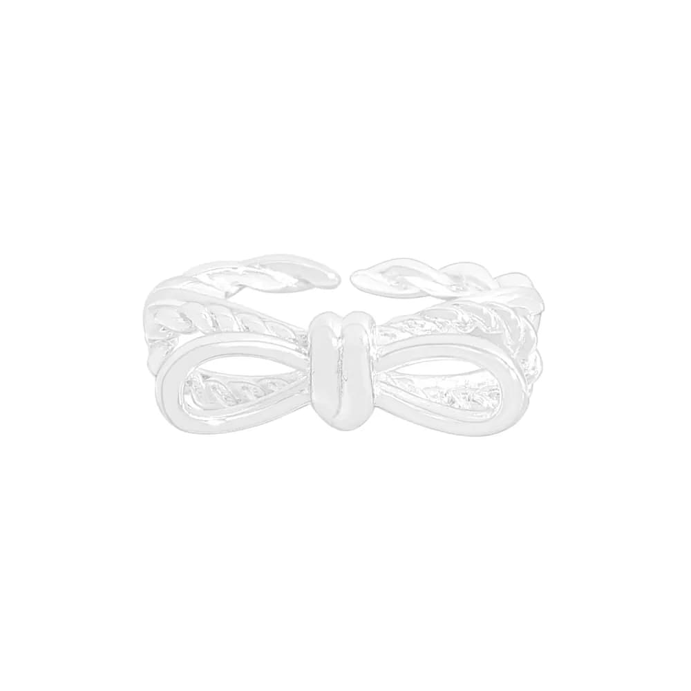 Bow Knot Ring in Silver — Sterling silver