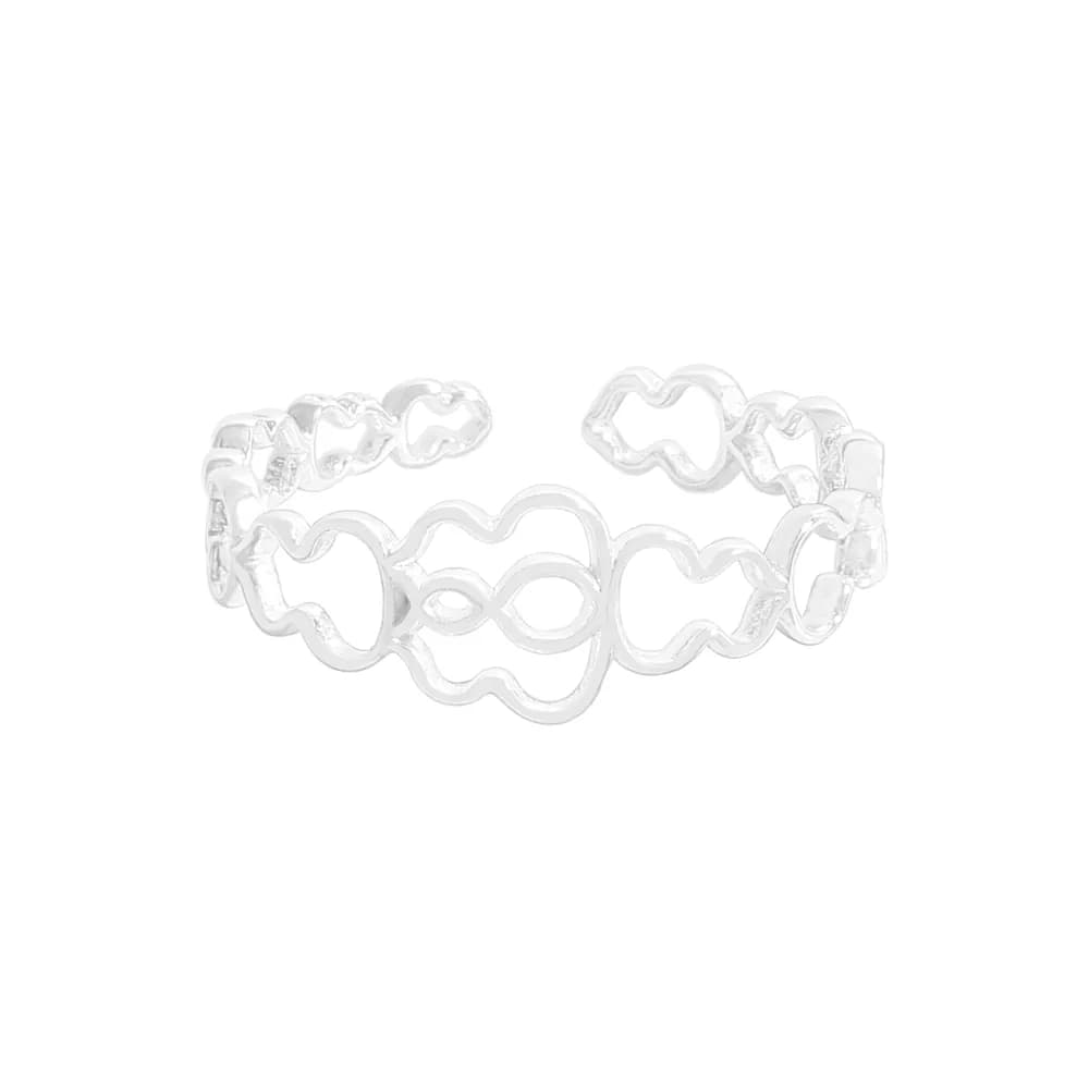 Infinity Link Ring in Silver — Sterling silver