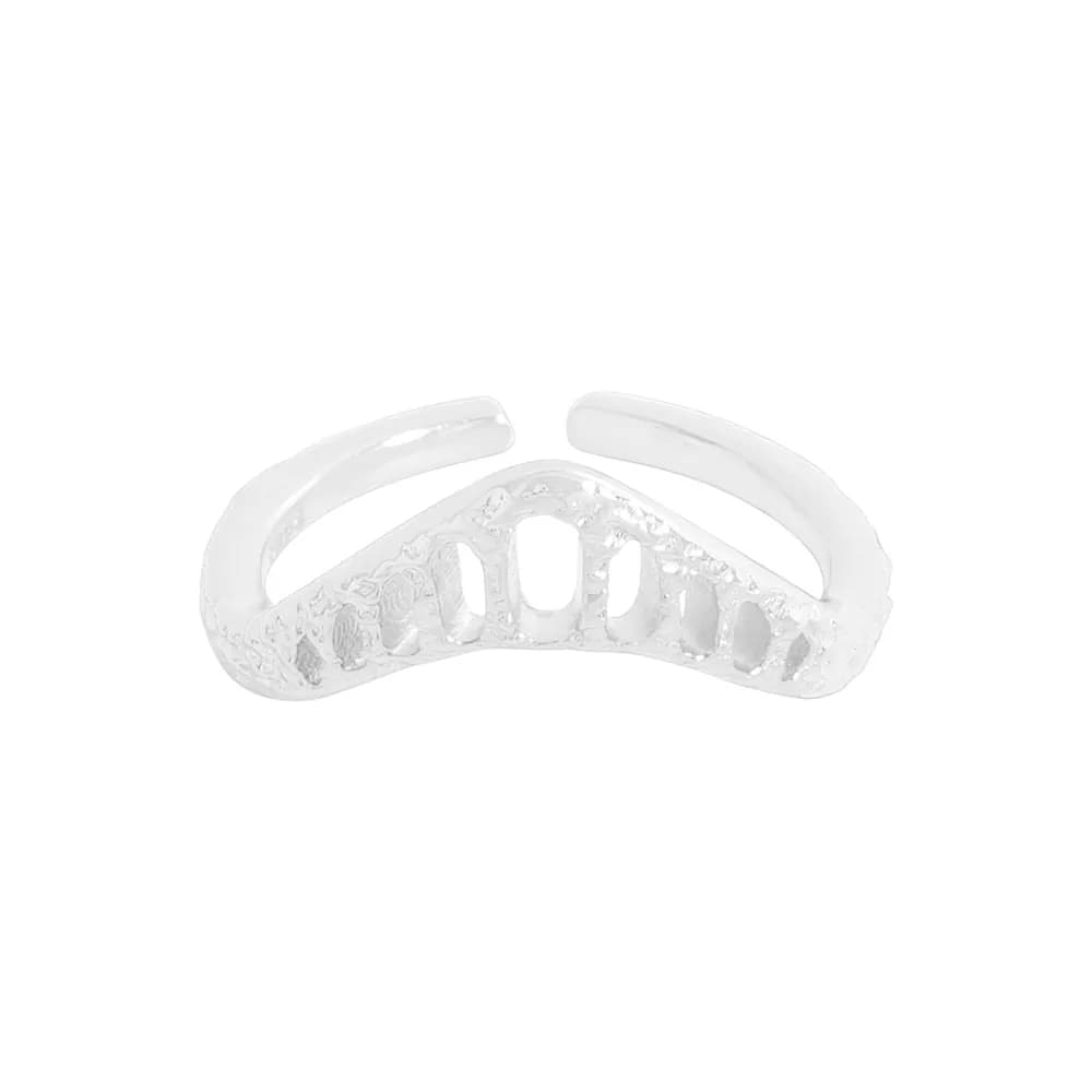 Openwork Lattice Ring in Silver — Sterling silver