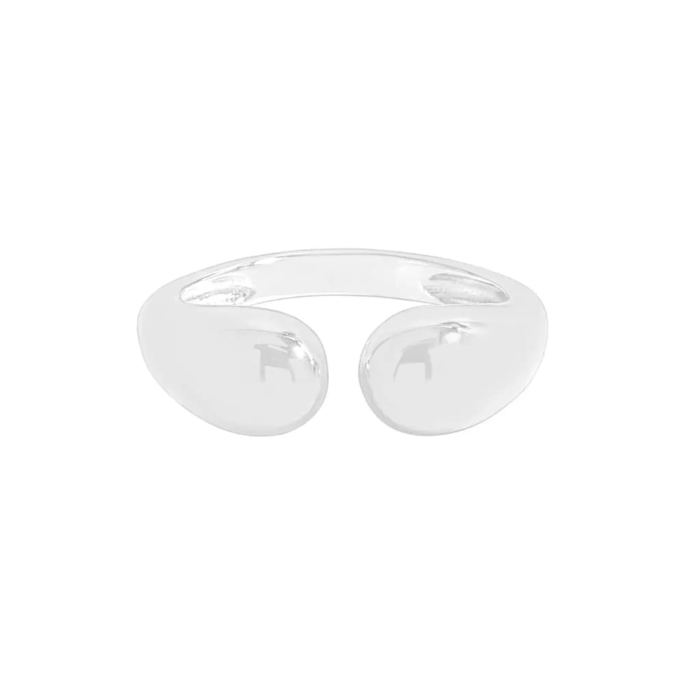 Open Dome Ring in Silver — Sterling silver