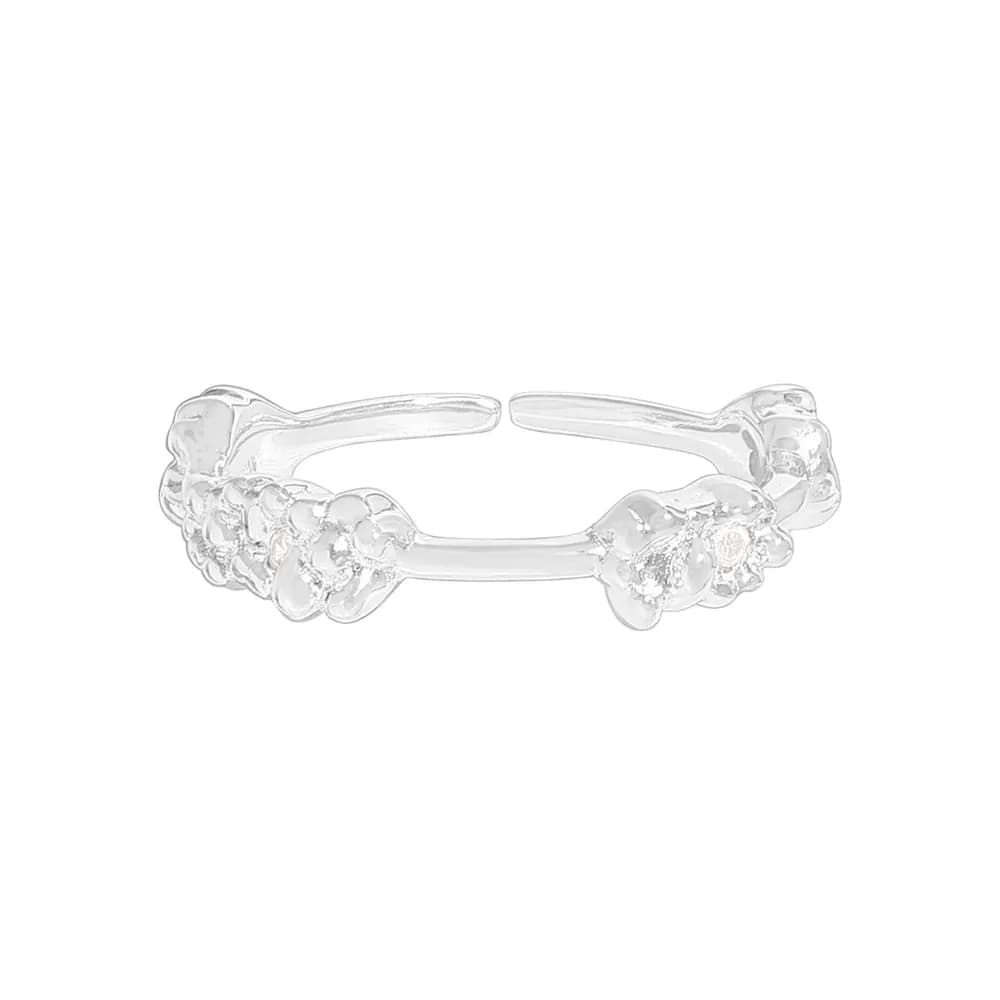 Bubble Cluster Ring in Silver — Sterling silver