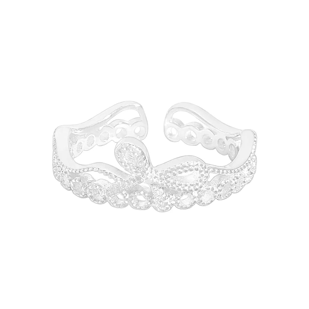Filigree Lattice Ring in Silver — Sterling silver