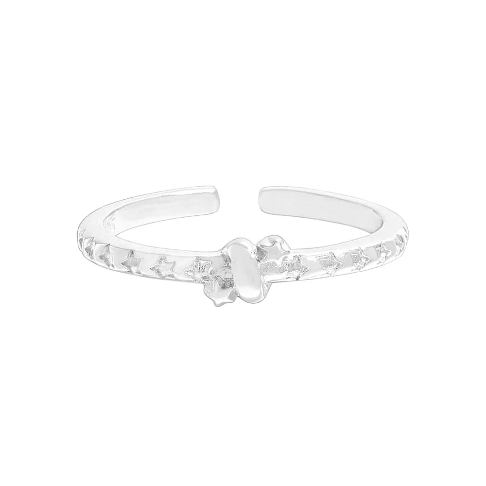 Starry Band Ring in Silver — Sterling silver