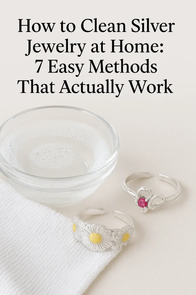How to Clean Silver Jewelry at Home 7 Easy Methods That Actually Work