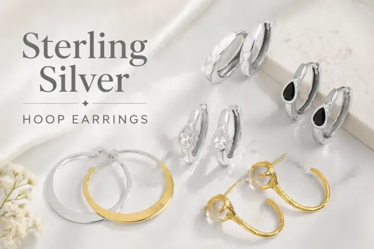 Sterling Silver Hoop Earrings
